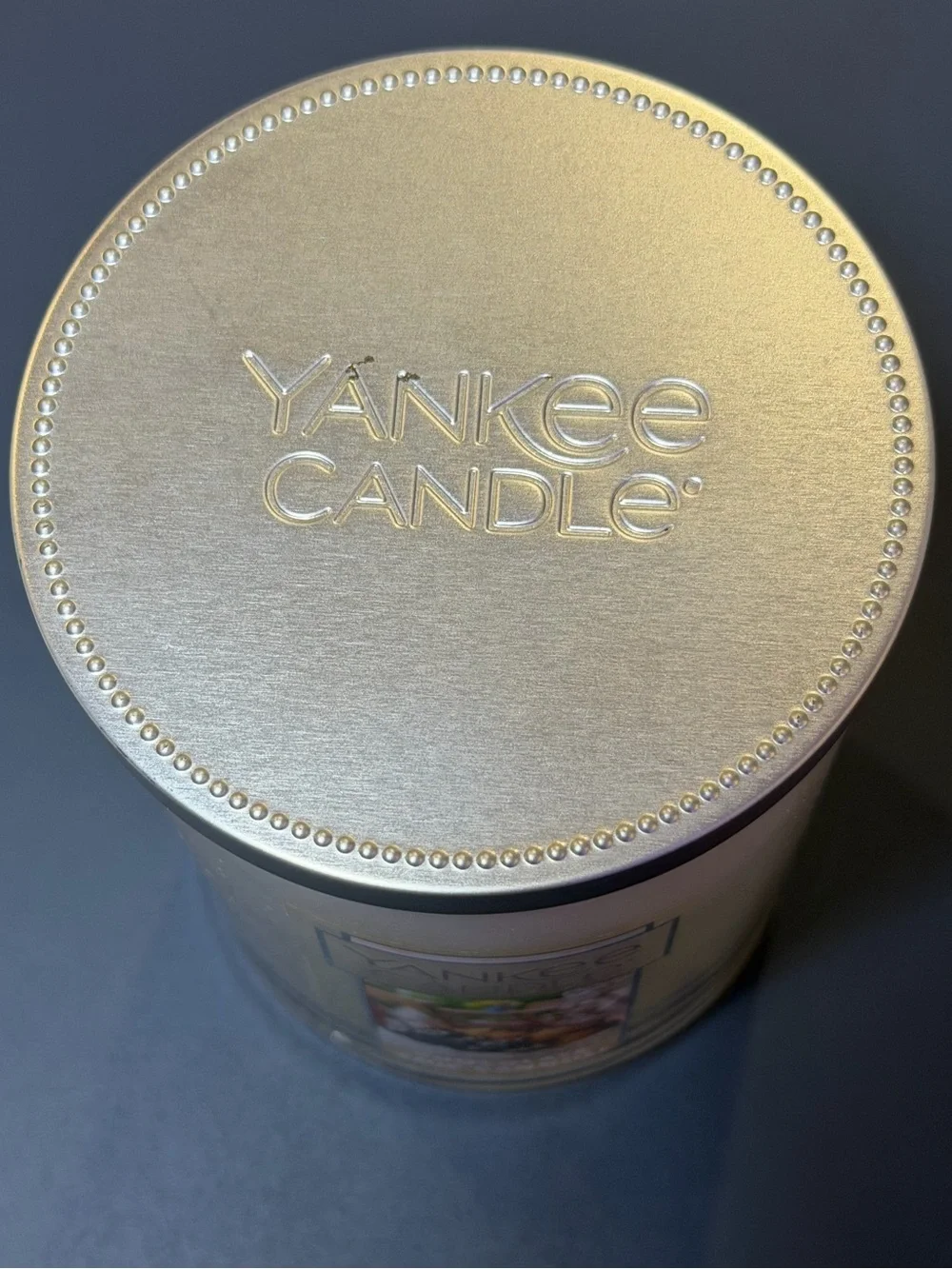 BRAND NEW Yankee Candle White Jar Chocolate Chip Cannoli Scented Candle